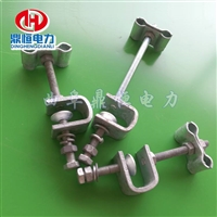 湖南电力铁塔引下夹具 OPGW光缆引下线夹热镀锌国标配置