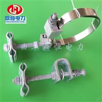 大庆市电力塔用引下夹具 OPGW光缆引下线夹光缆卡具
