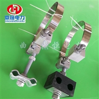 杆用引下夹具 OPGW光缆引下线夹固定光缆引下夹具参数