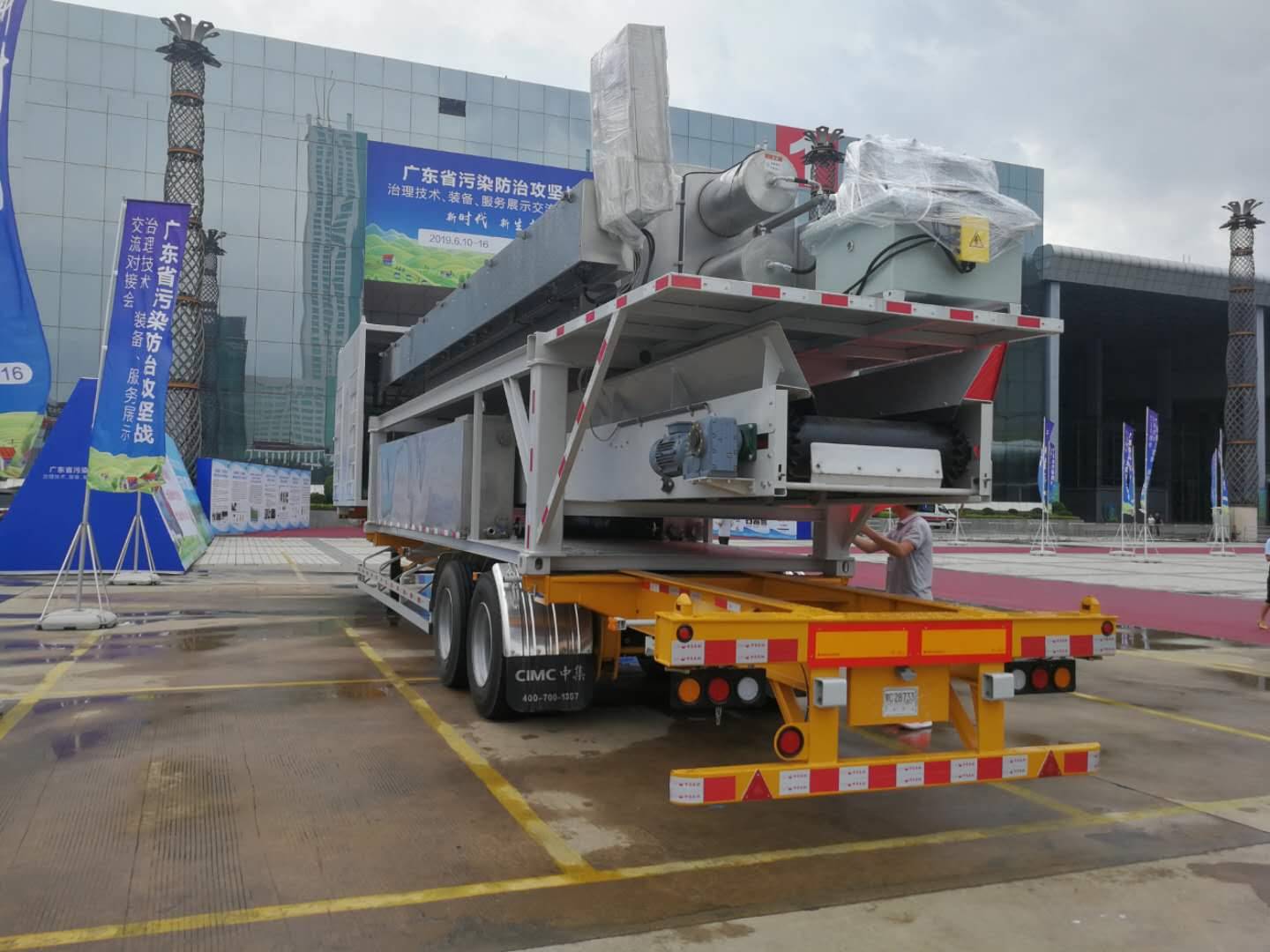 污泥脱水处理车,大型河道清淤设备