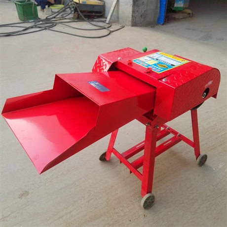 小型电动齿轮变速铡草机牧草玉米秸秆铡草机六刀电动铡草机