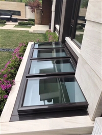 铝合金地下室通风窗工程