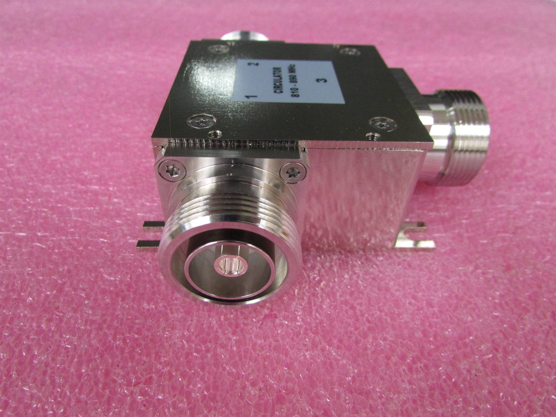 进口810-890mhz 1500w n母射频微波同轴大功率环形器