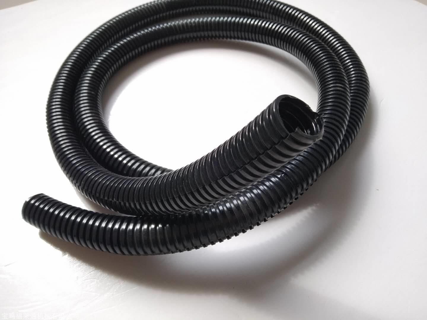 徐州电缆布线用ad25开口尼龙软管黑色绝缘价格