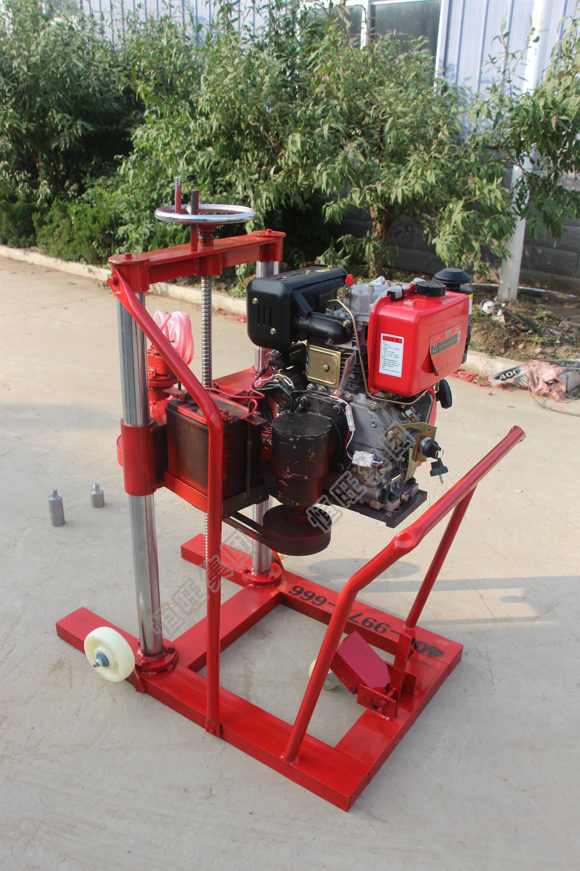 混凝土取芯机 电动汽油柴油版 小型轻便混凝土钻孔取芯机