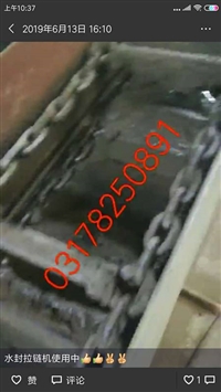 运行平稳双边链水封拉链输送机