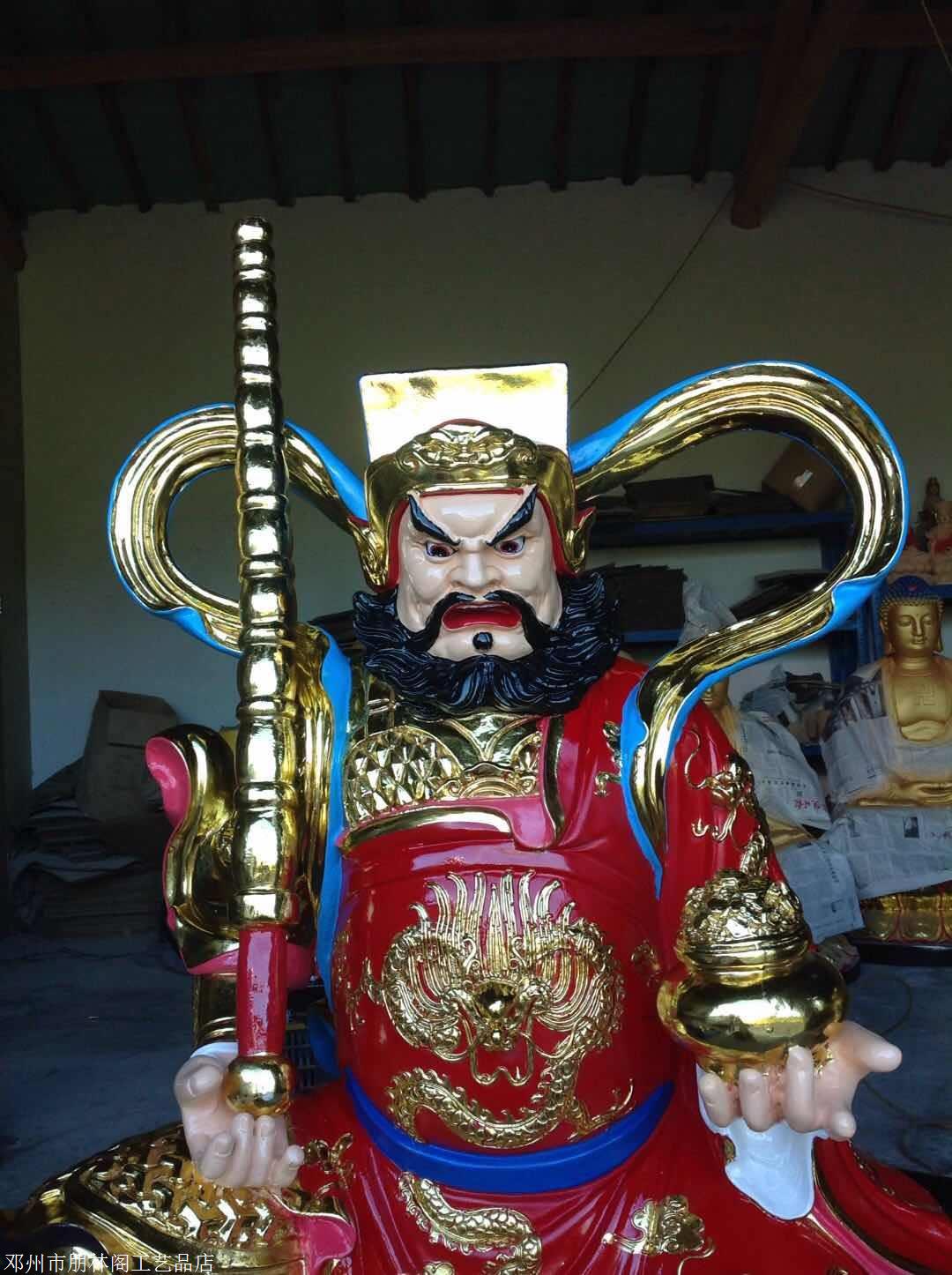 騎虎財神趙公明神像寺廟佛像廠家供應