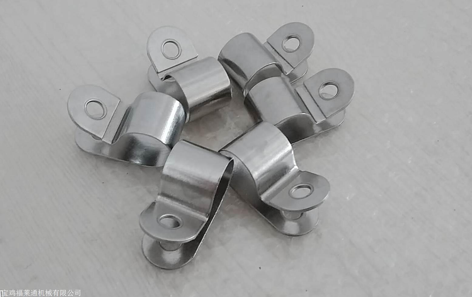 供应安达建材工程软管用Φ20耐腐蚀防水包胶管夹国标