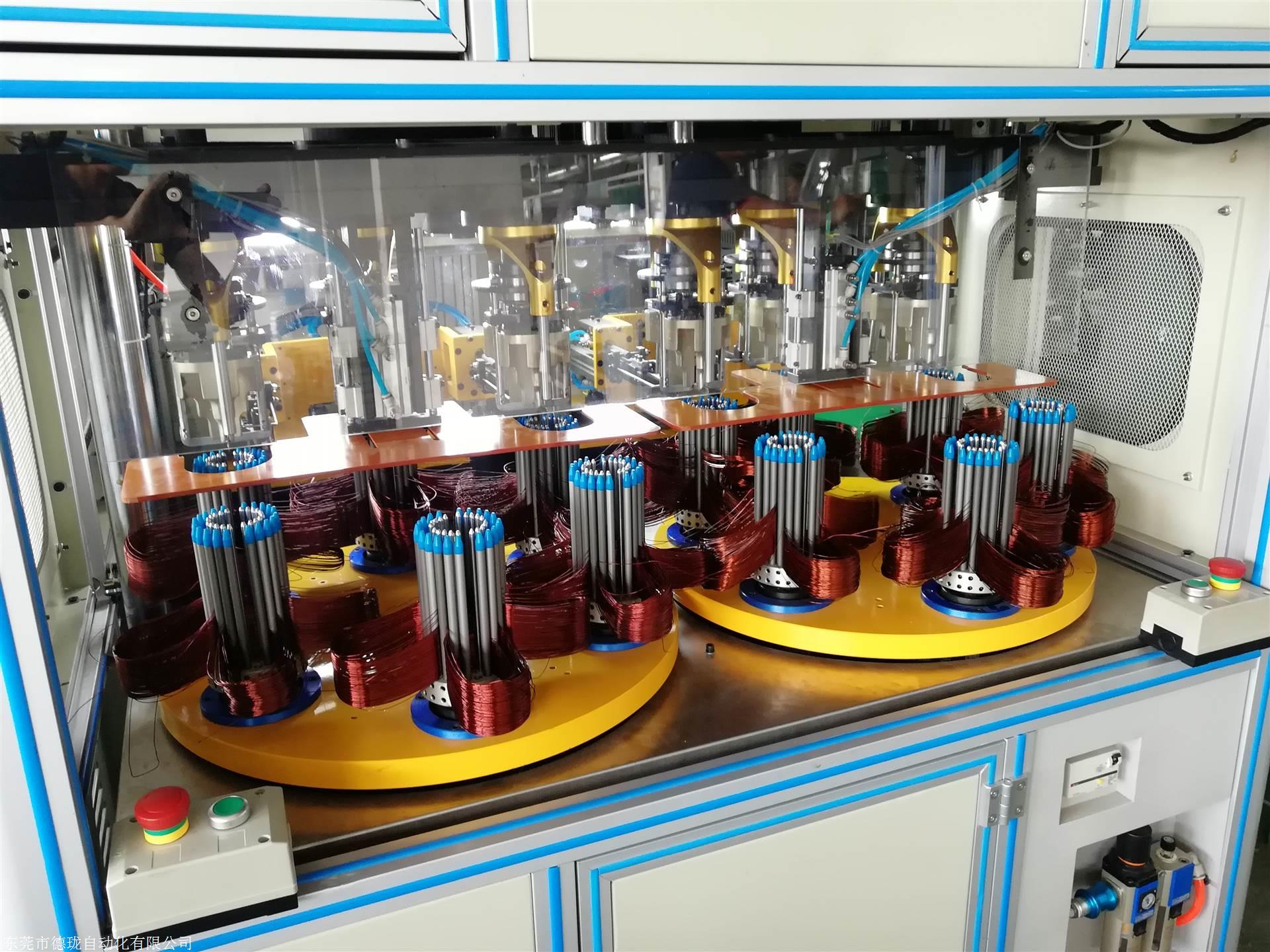 dlm200德珑四头八工位双转盘立绕机