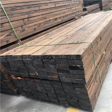 碳化木 地板料 吊顶 多造型可加工 表面碳化木 深度碳化木