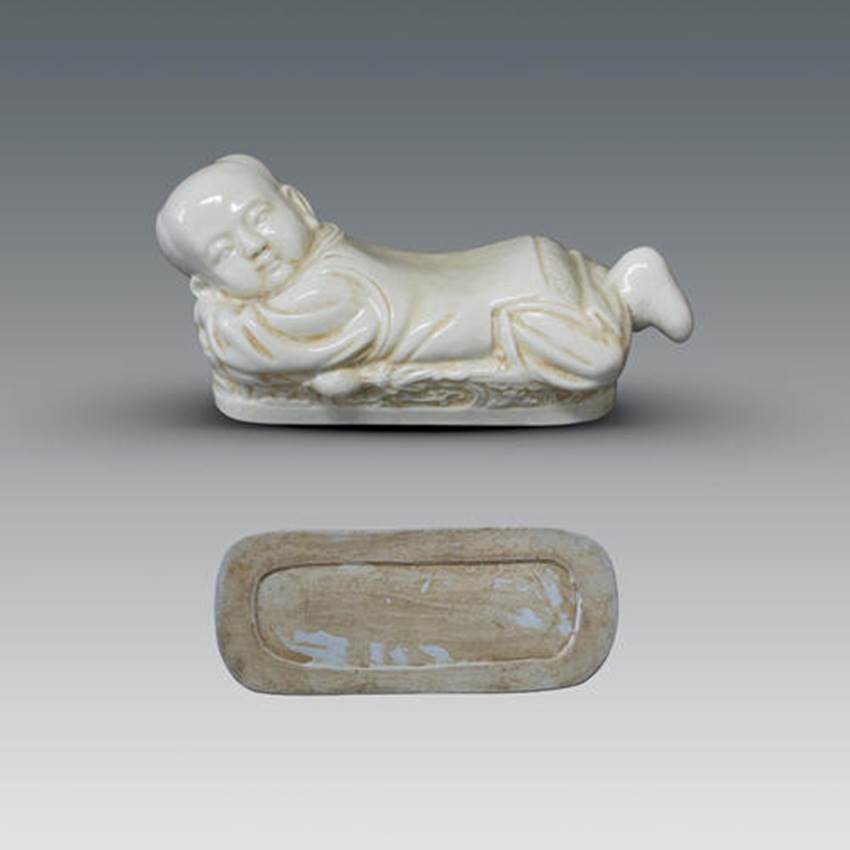 定窑孩儿枕快速销售又创记录