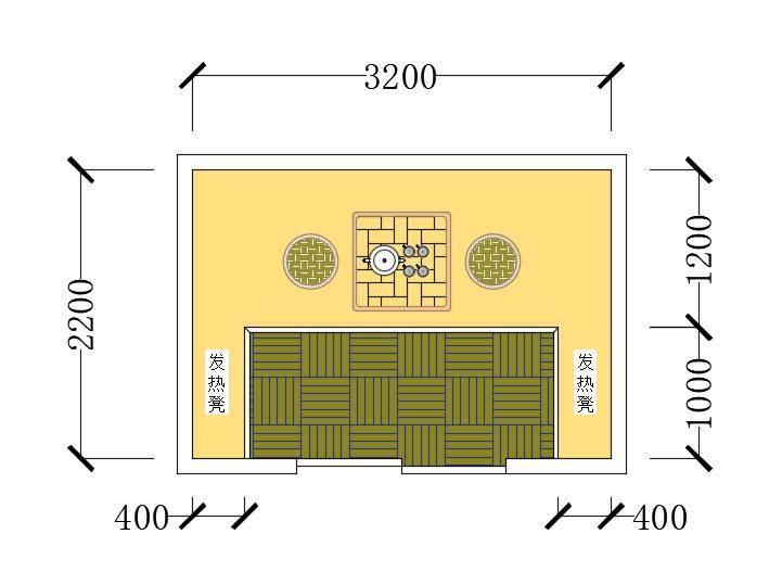 汗蒸房设计施工图纸图片