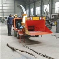 广州大型树枝粉碎机 移动果园碎枝机