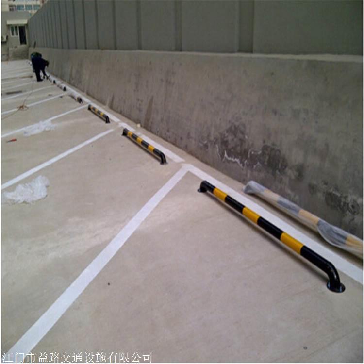 黄黑钢管挡车杆定制挡车定位管防撞坚固美观耐用