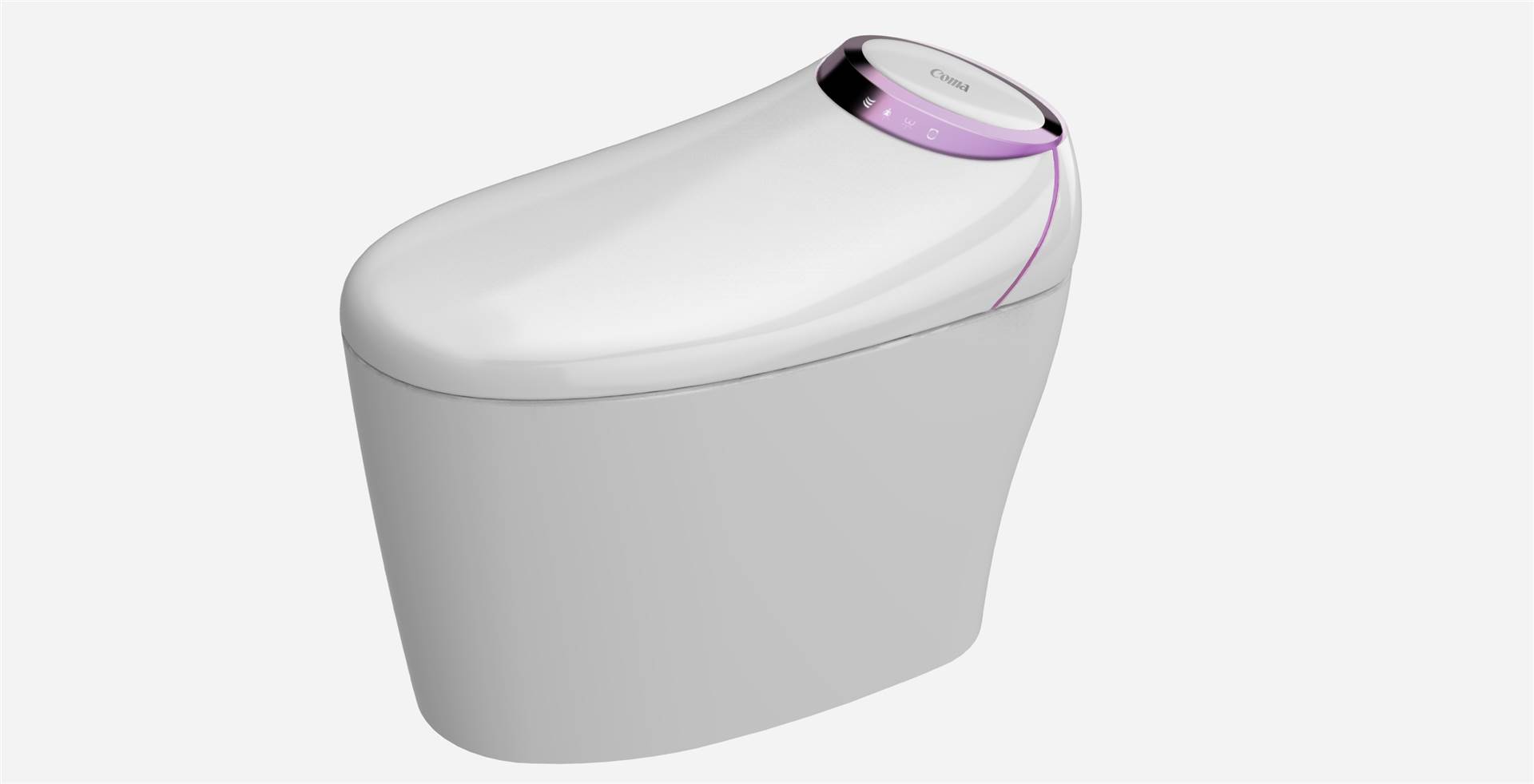 设计采用了柔和的曲面,精简分割线,使产品更简洁,整体.