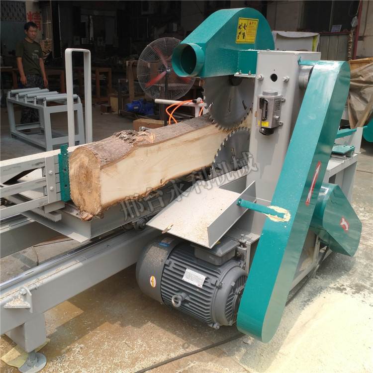新型圆木推台锯 原木带锯机 木工机械开料锯 原厂直销