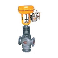 ZMAQ气动薄膜三通调节阀 重庆三通分流合流调节阀厂家