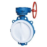 重庆D371F4-16C全衬四氟对夹式蝶阀