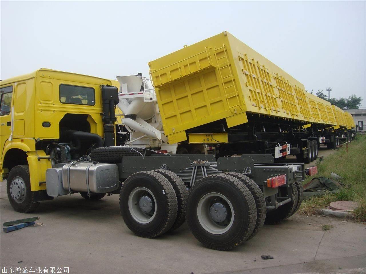 新款13米60轻型侧翻自卸半挂车自重及报价