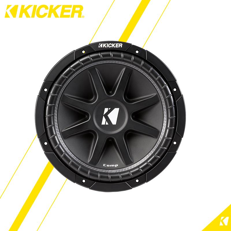 美国汽车音响k牌kickercomp系列10英寸单音圈低音喇叭c104