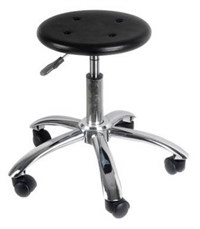厂家批发实验室升降椅可调节实验室防静电椅子不锈钢气压升降圆凳