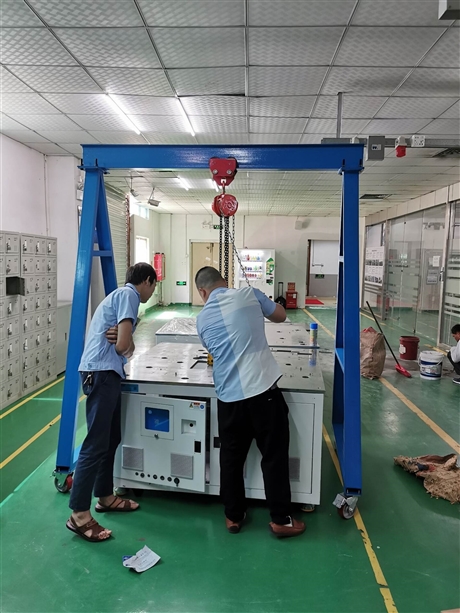 可拆裝葫蘆吊架生產廠家 1噸門式葫蘆吊架圖片
