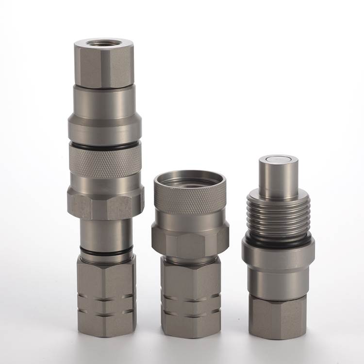 液压快速接头 平面螺纹锁紧式液压快速接头HS-VEP 补芯批发直销