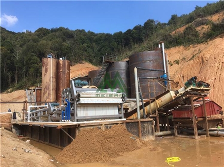 机制砂污泥干堆设备 洗沙污泥干