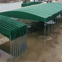 大排档专用推拉帐篷 推拉式移动遮阳棚