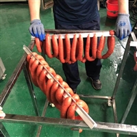 全自动燃气烟熏炉 甘肃腊肉加工设备 新型熏鸡上色机器