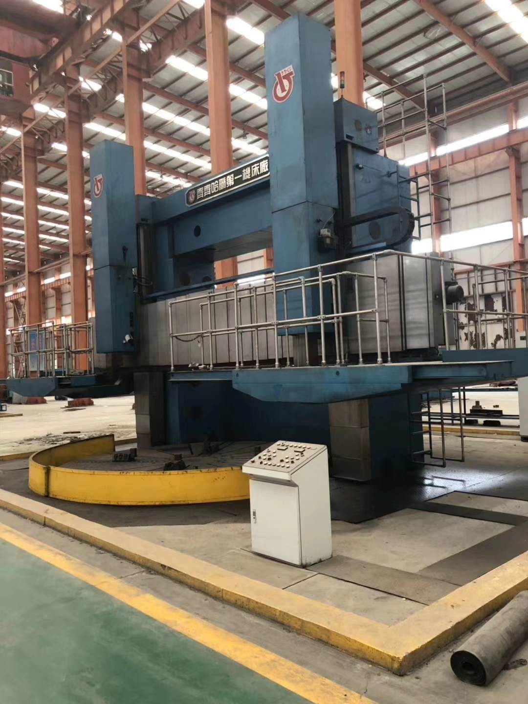 齐重5米双柱立式车床型号dvt500二手齐齐哈尔5米数控立车