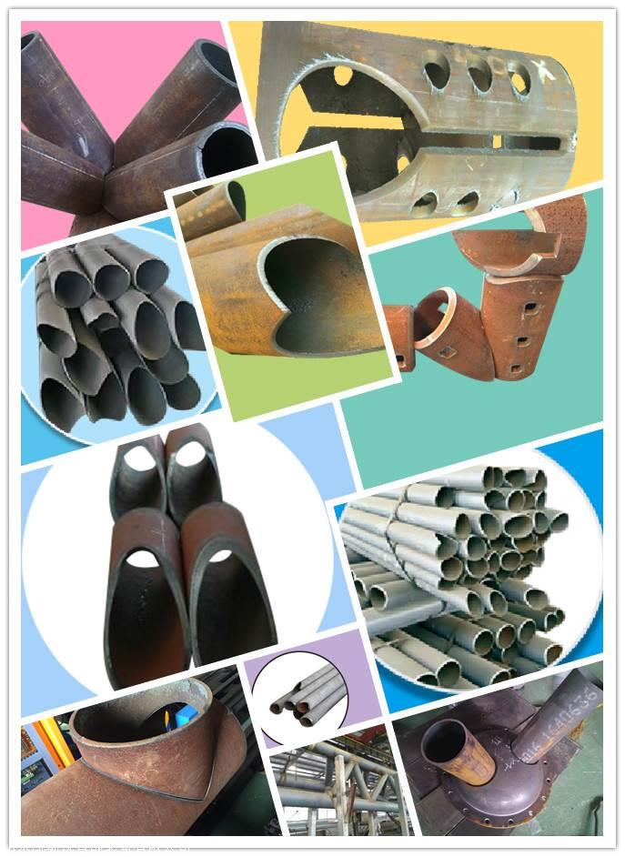 五轴圆管相贯线切割机切割焊接坡口