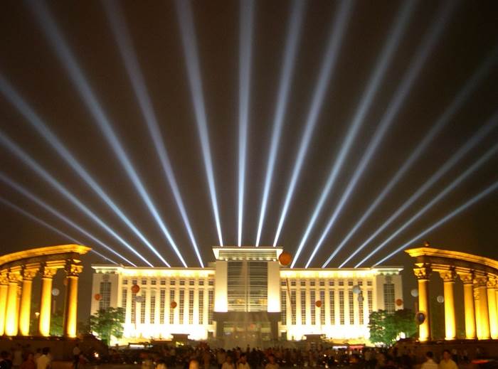 力盛防水空中玫瑰灯10000w探照灯轰天大炮楼顶远程射灯