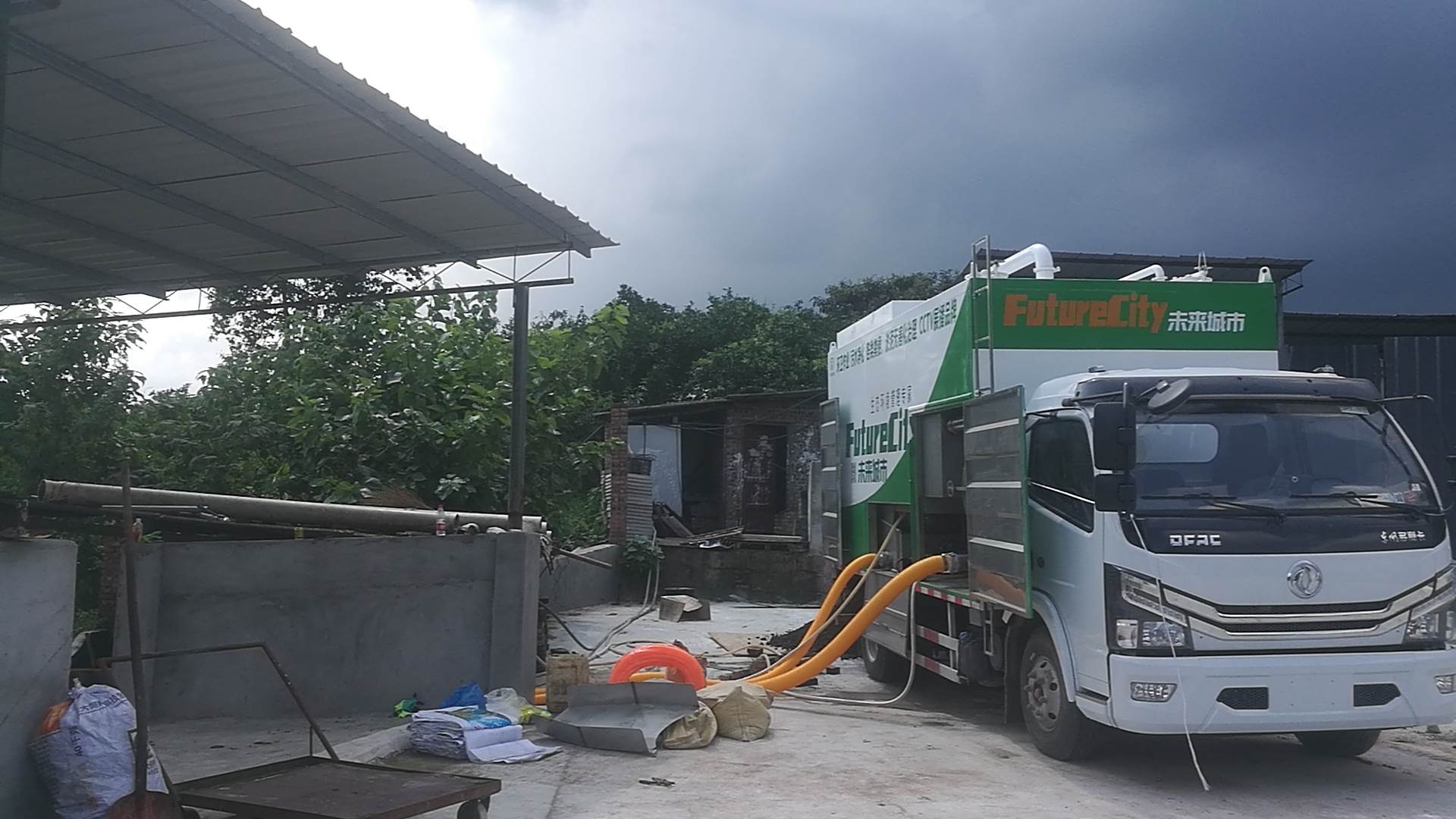 渣液分离淤泥净化车