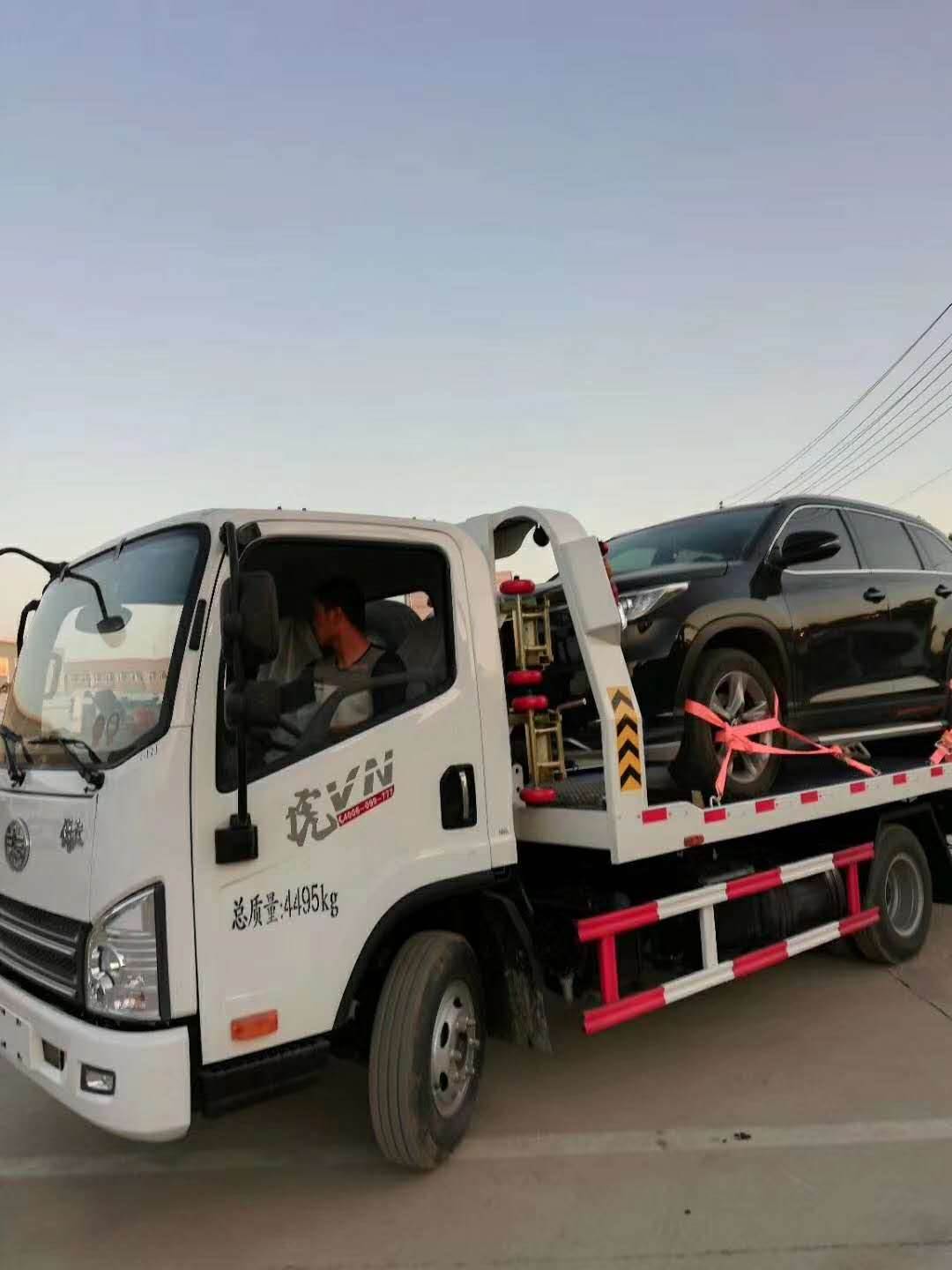 二手清障車3噸板清障車藍牌解放清障車