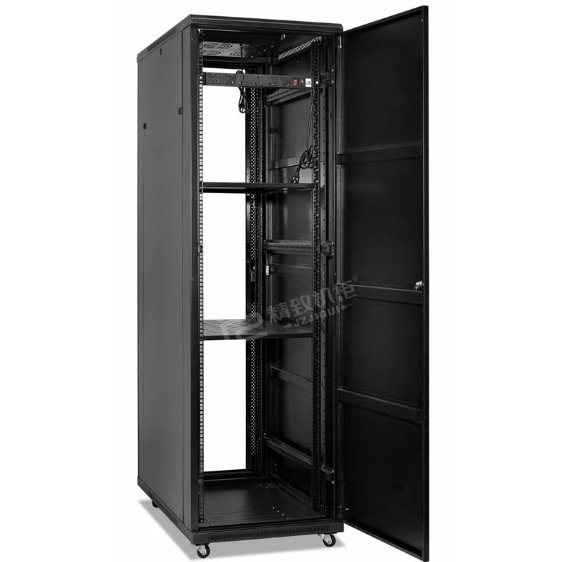 精致机柜42u服务器机柜报价黑色600*1000*42u图腾42u标准服务器机