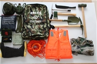 防汛迷彩工具包 救援多功能组合工具包 便携式帆布工具包厂家