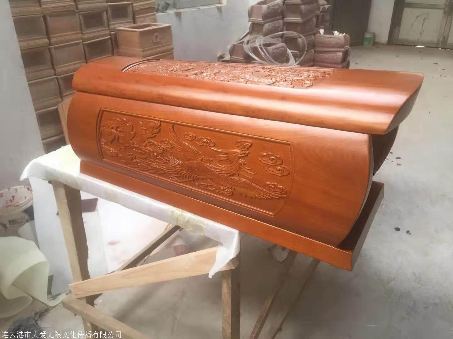 实木黑檀花梨木小棺材殡葬用品