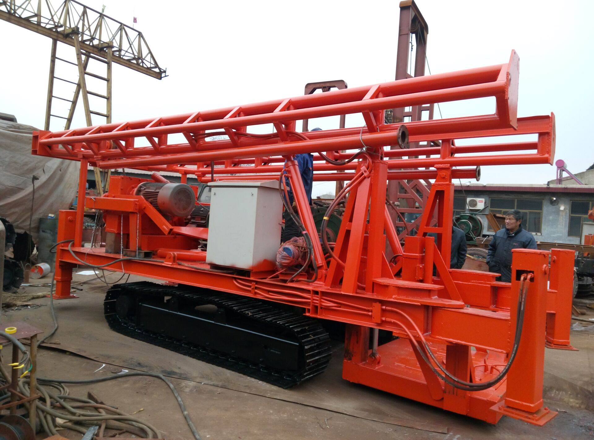 华构钻机风力发电斜成孔打桩机