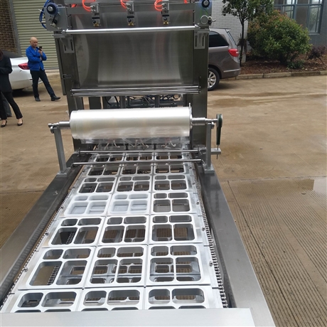 多格外卖盒封口机，塑料盒/快餐盒/打包盒送餐盒包装封口机