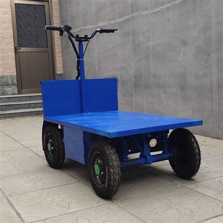 四轮周转车小型货物转运周转车电动四轮拉砖车