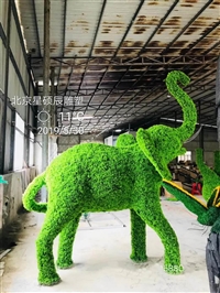 北京五色草雕塑厂家 立体花坛绿雕公司 仿真雕塑玻璃钢雕塑制作厂
