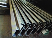 广西 夹装玻璃用 镀锌凹槽管 非标凹槽管