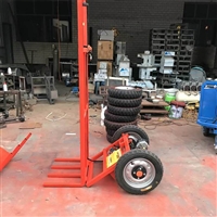 手推电动拉砖车 双轮电动拉砖车 小型工程电动拉砖车