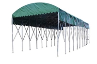 杭州百佳活动式推拉雨篷 迁移方便 防雨防晒