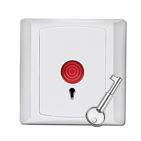 狮王一键式报警器报警器按钮86盒开常闭常开