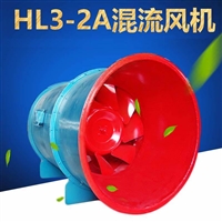  凯亿定制 玻璃钢混流风机 HL3-2A高效低噪声混流风机 