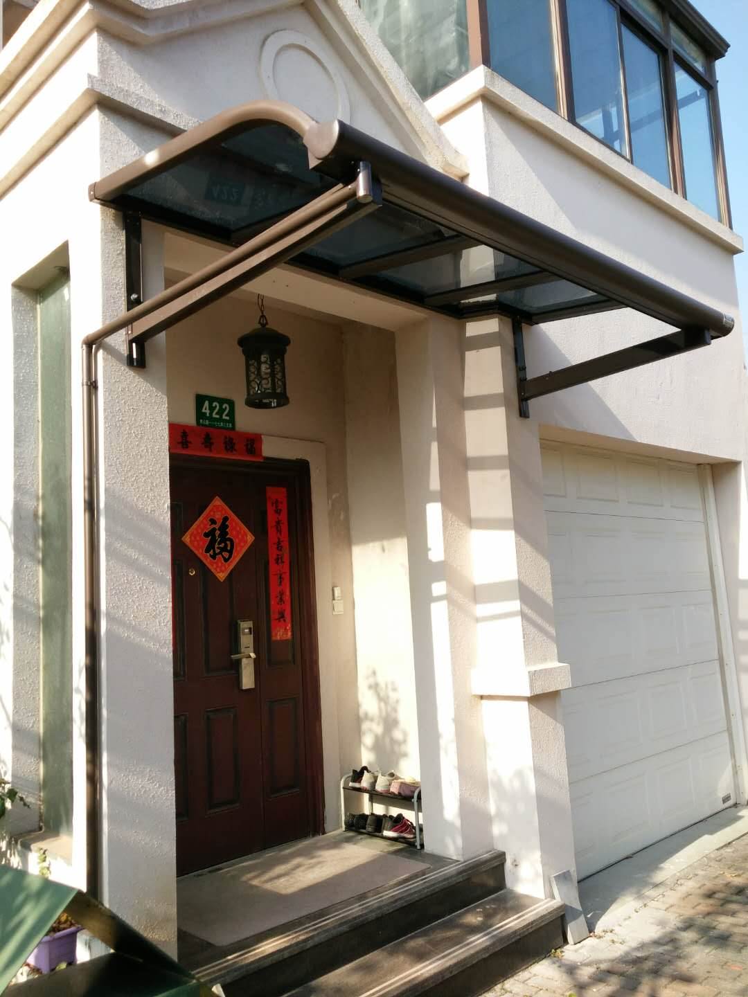 立柱雨棚 半圆雨棚 外挑雨棚 屋沿结构雨棚 斜拉式雨棚