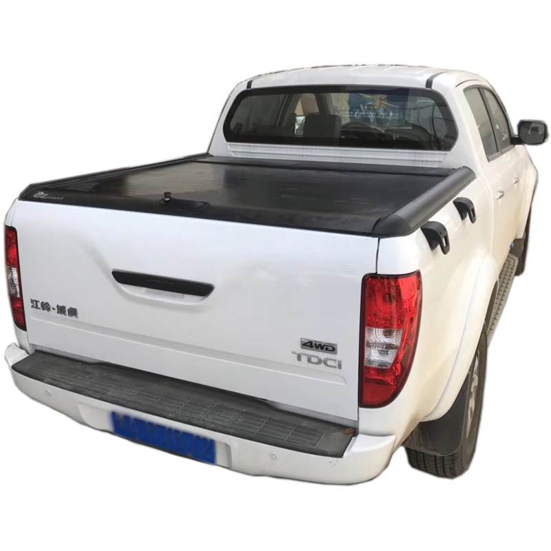 江铃域虎推拉卷帘平盖防水篷布铁皮棚皮卡垫货箱后盖改装