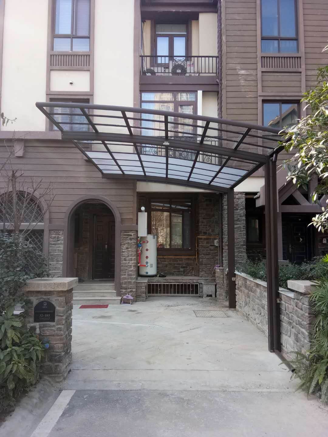 武汉车棚公司室外汽车棚武汉露天停车棚武汉别墅车棚